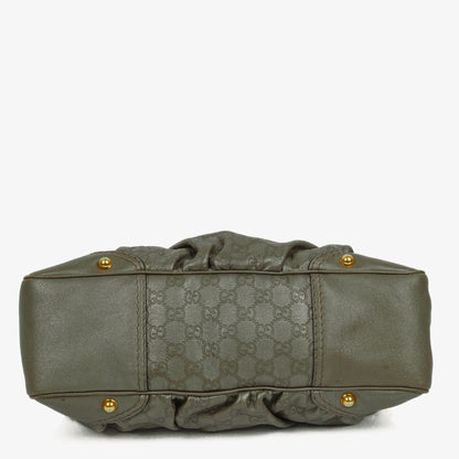 Gucci Guccissima Jokey Hobo Tasche aus Leder