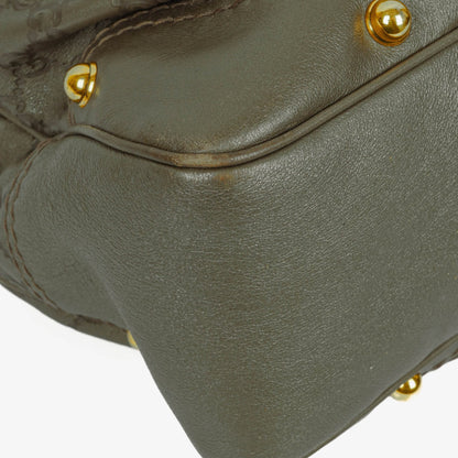 Gucci Guccissima Jokey Hobo Tasche aus Leder
