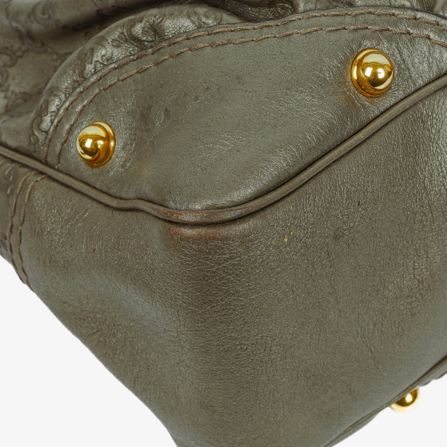 Gucci Guccissima Jokey Hobo Tasche aus Leder