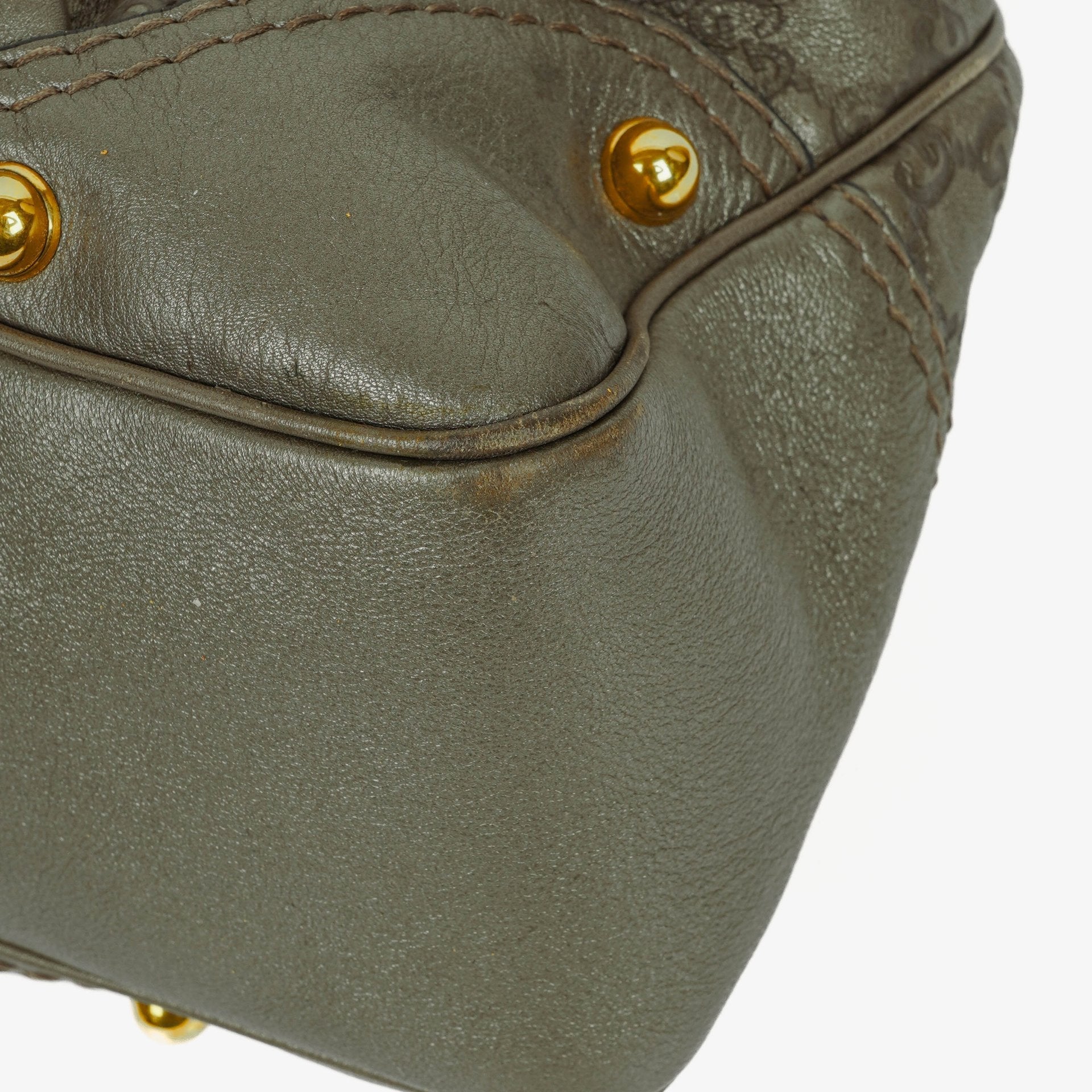 Gucci Guccissima Jokey Hobo Tasche aus Leder