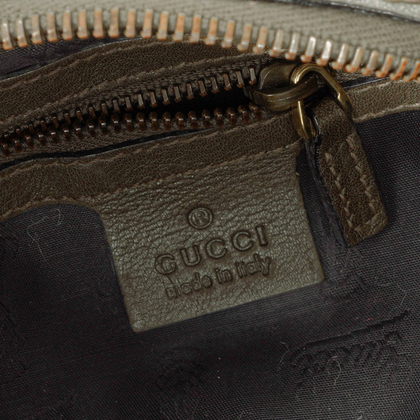 Gucci Guccissima Jokey Hobo Tasche aus Leder