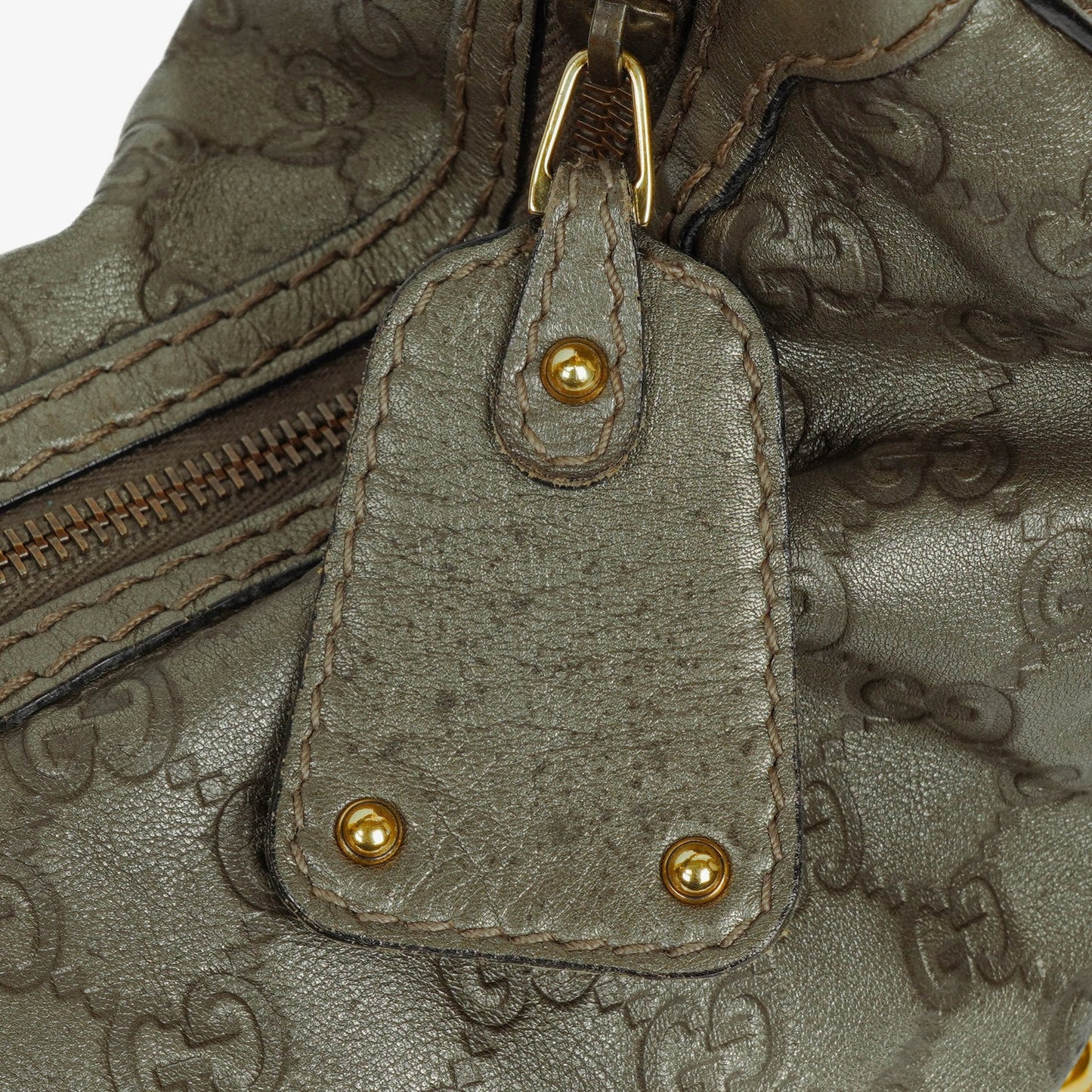 Gucci Guccissima Jokey Hobo Tasche aus Leder