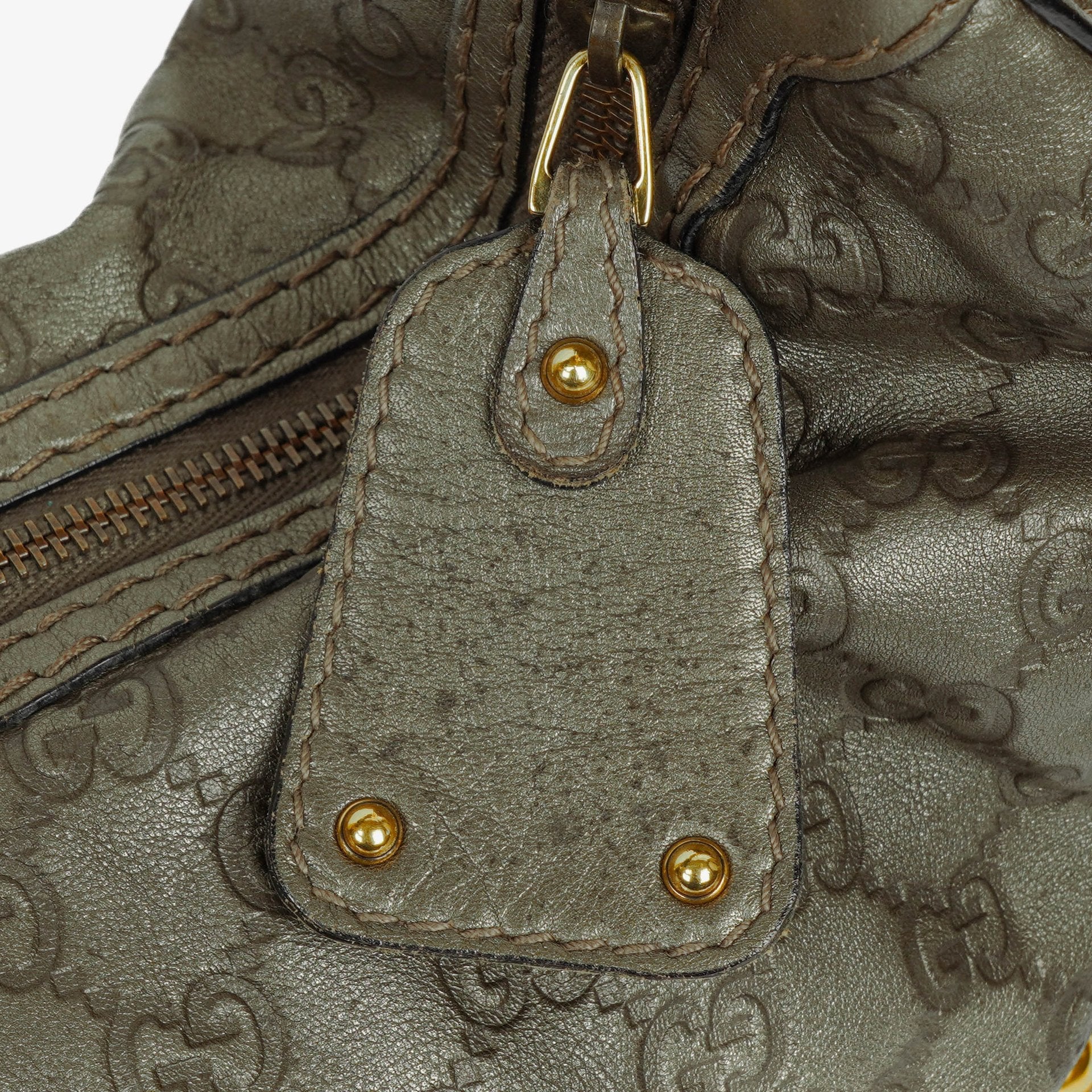 Gucci Guccissima Jokey Hobo Tasche aus Leder