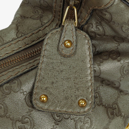 Gucci Guccissima Jokey Hobo Tasche aus Leder