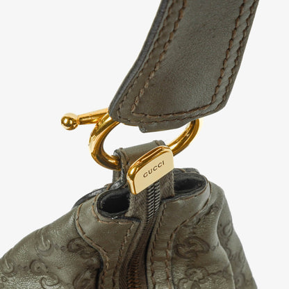 Gucci Guccissima Jokey Hobo Tasche aus Leder