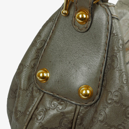 Gucci Guccissima Jokey Hobo Tasche aus Leder