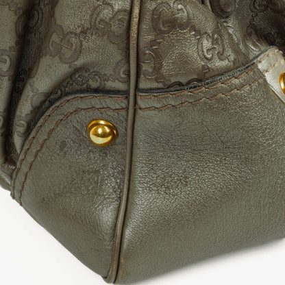 Gucci Guccissima Jokey Hobo Tasche aus Leder