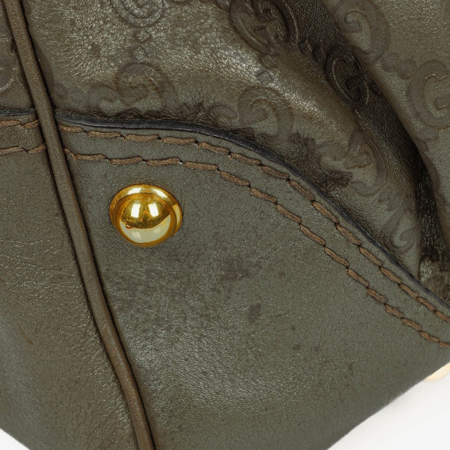 Gucci Guccissima Jokey Hobo Tasche aus Leder