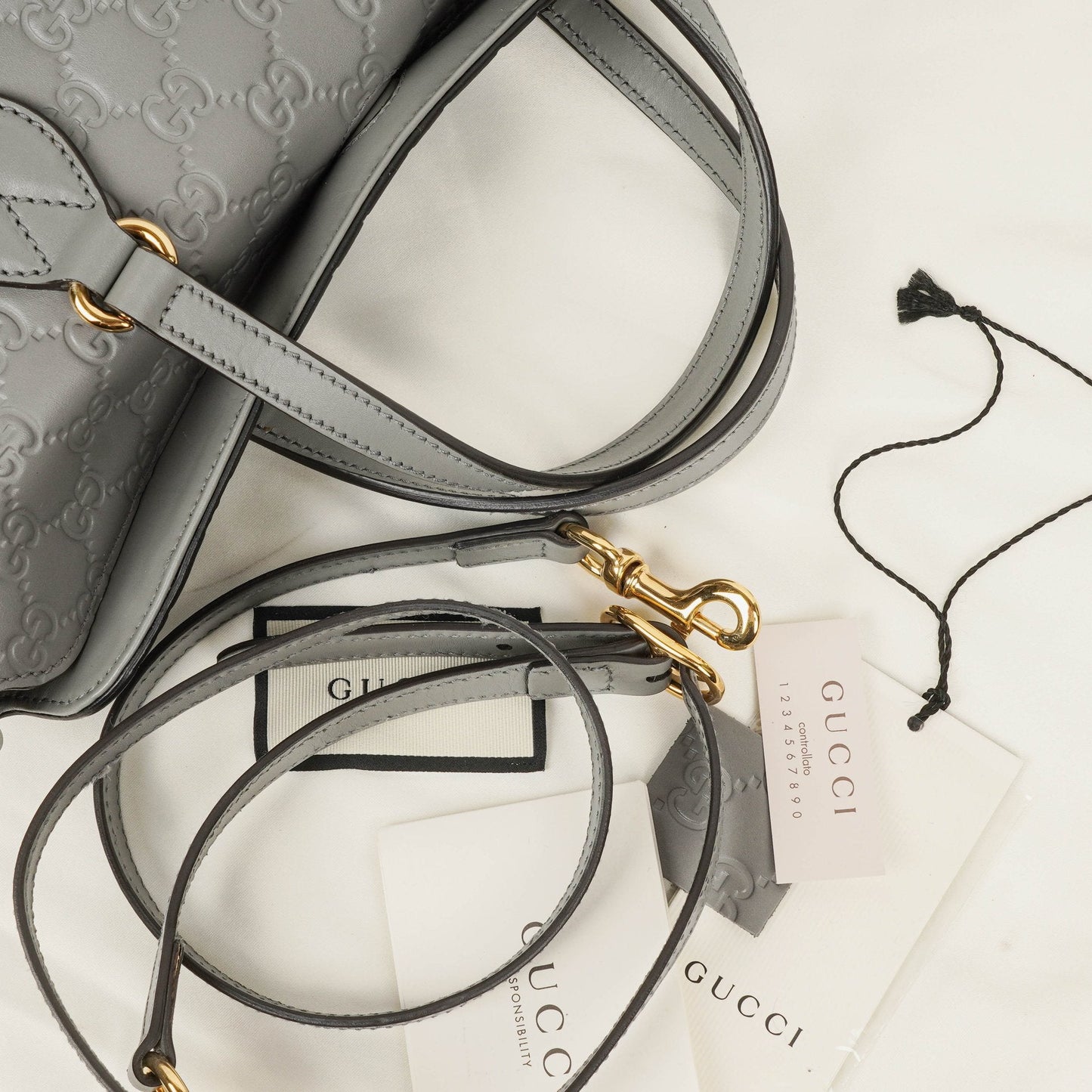 Gucci Guccissima Linea A Foldover Tote