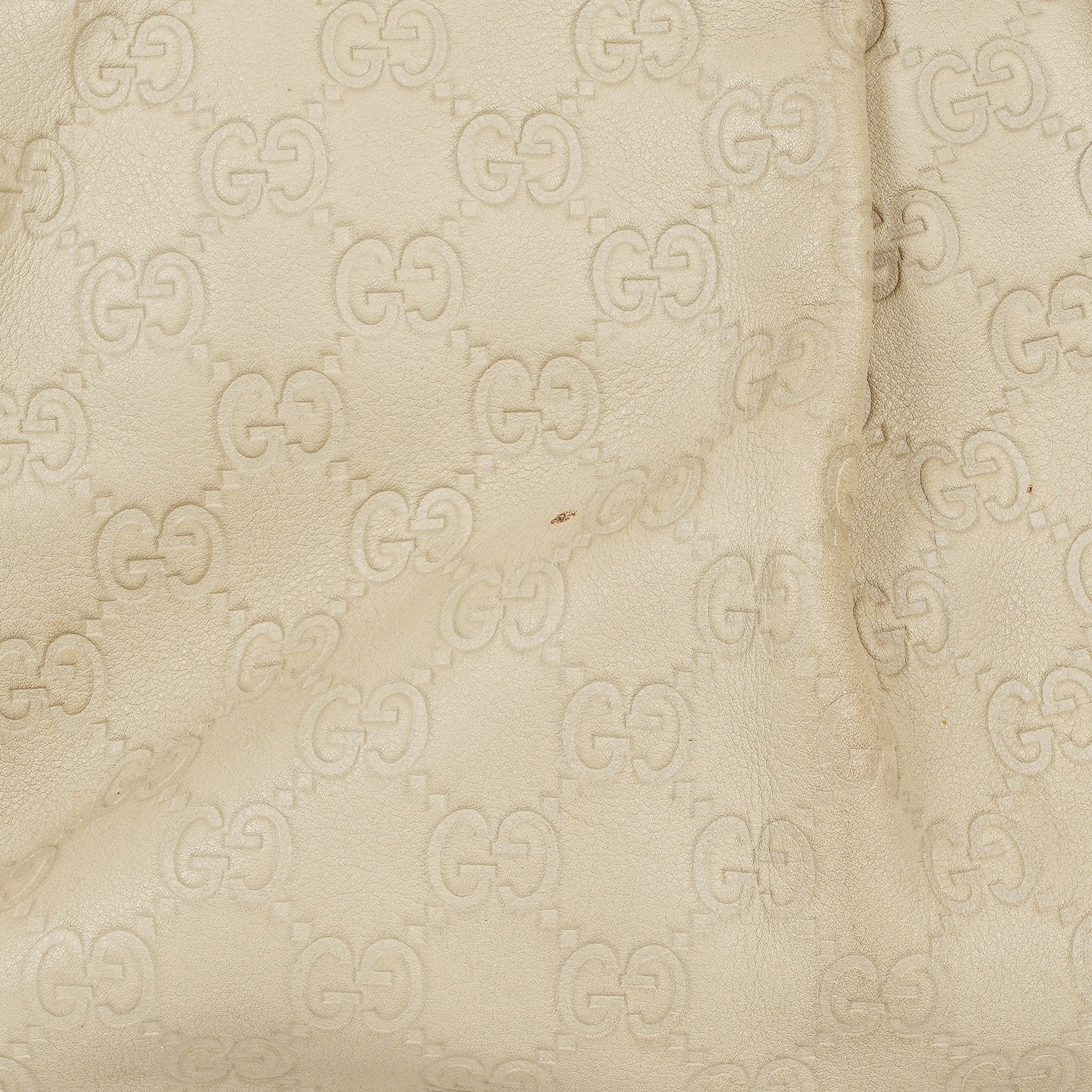 Gucci Suckey Hobo-Tasche aus neutralem Guccissima Leder
