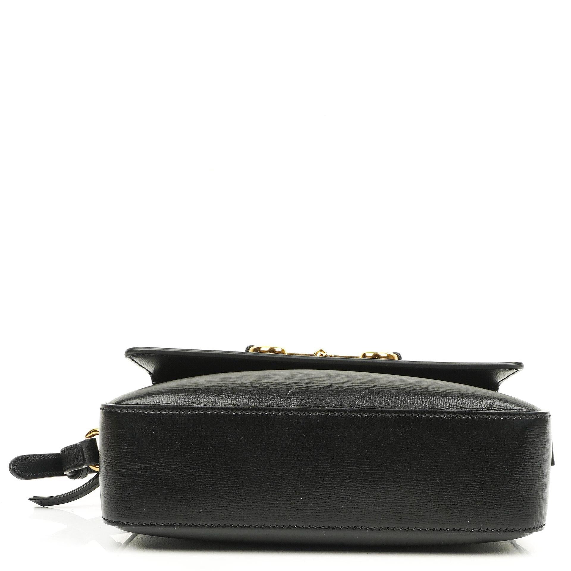 Gucci Horsebit 1955 Schwarze Umhängetasche