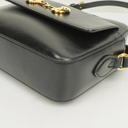 Gucci Horsebit 1955 Schwarze Umhängetasche