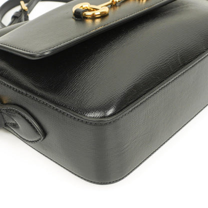 Gucci Horsebit 1955 Schwarze Umhängetasche