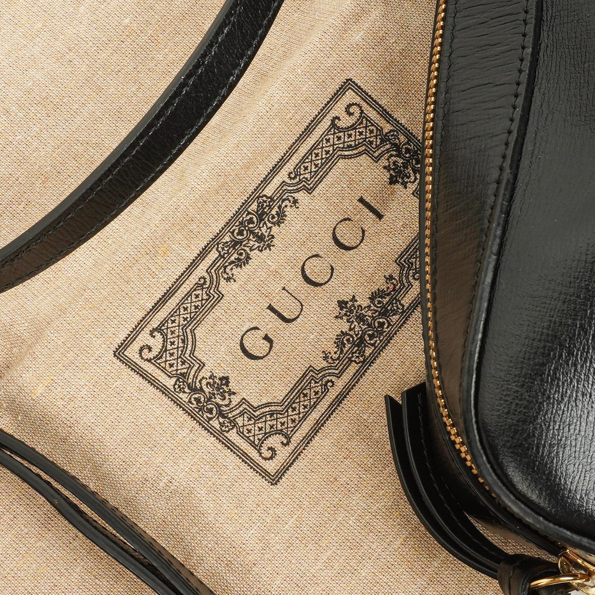 Gucci Horsebit 1955 Schwarze Umhängetasche