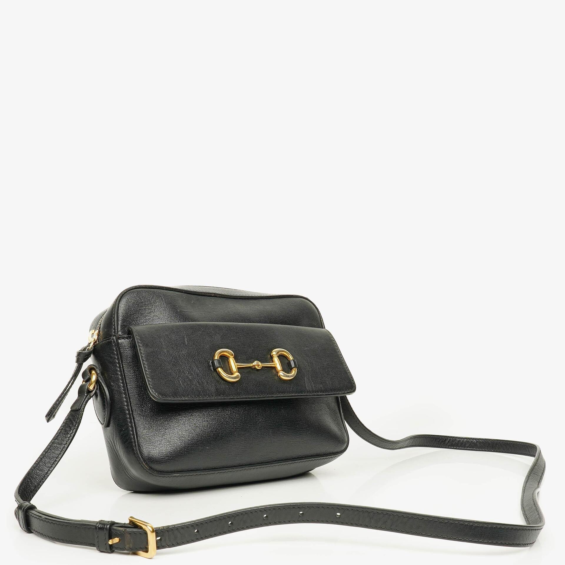 Gucci Horsebit 1955 Umhängetasche in Schwarz