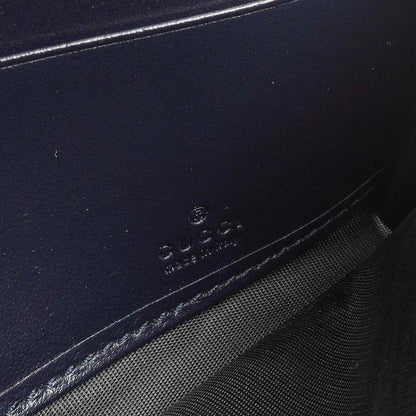 Gucci Horsebit 1955 Canvas Geldbörse an Kette