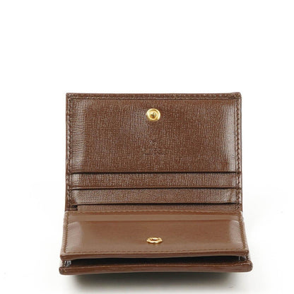Gucci Horsebit 1955 GG Supreme Monogram Canvas Kartenetui Geldbörse