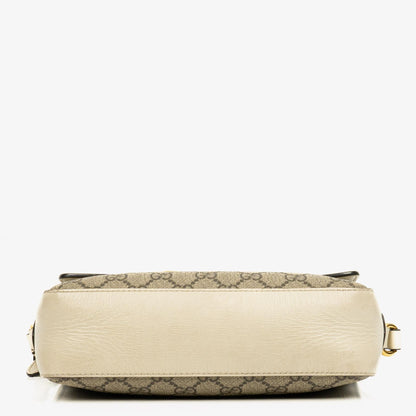 Gucci Horsebit 1955 kleine Schultertasche aus GG Supreme Monogram