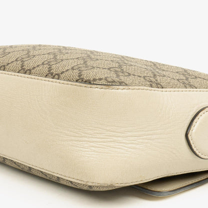 Gucci Horsebit 1955 kleine Schultertasche aus GG Supreme Monogram
