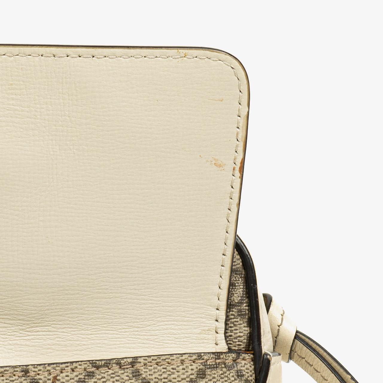 Gucci Horsebit 1955 kleine Schultertasche aus GG Supreme Monogram