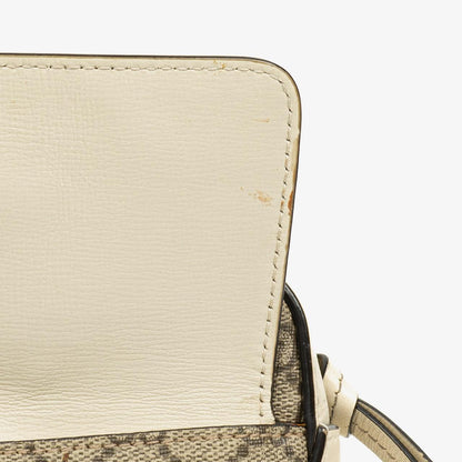 Gucci Horsebit 1955 kleine Schultertasche aus GG Supreme Monogram