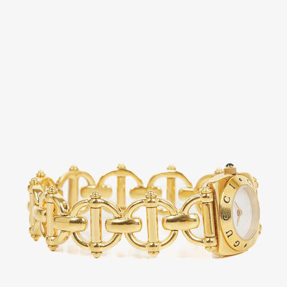 Gucci Horsebit 6400L Quarzuhr aus Edelstahl, 21 mm