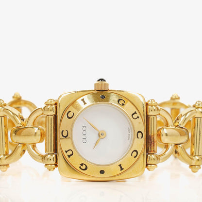 Gucci Horsebit 6400L Quarzuhr aus Edelstahl, 21 mm