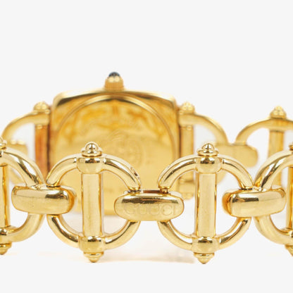 Gucci Horsebit 6400L Quarzuhr aus Edelstahl, 21 mm
