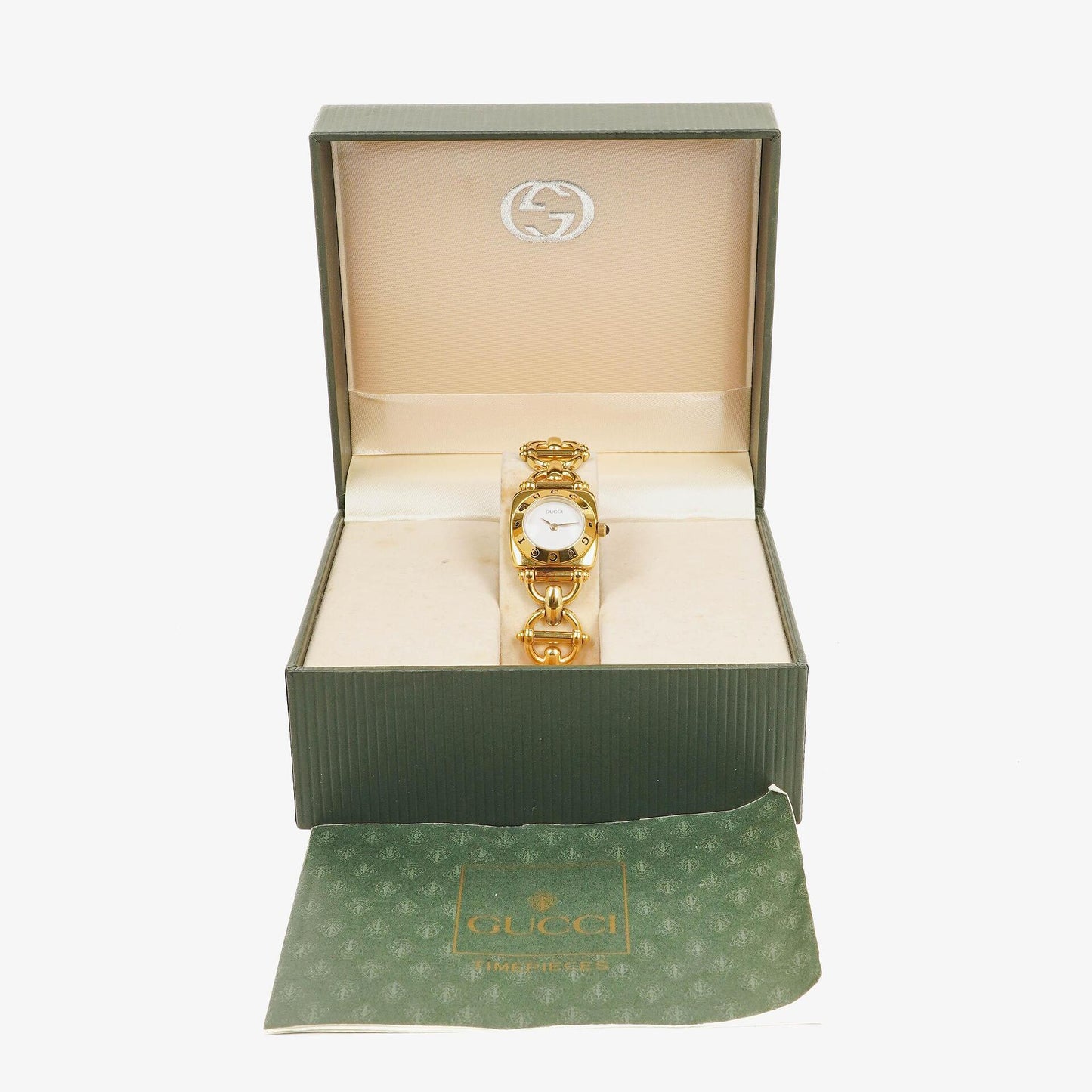 Gucci Horsebit 6400L Quarzuhr aus Edelstahl, 21 mm