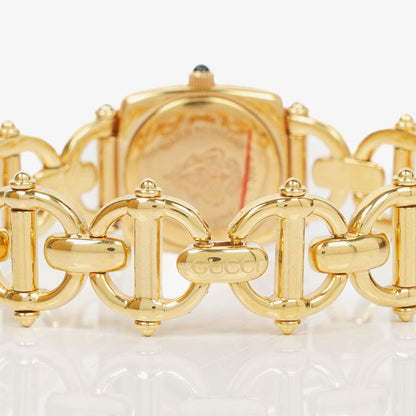 Gucci Horsebit 6400L 21 mm Quarzuhr aus Edelstahl