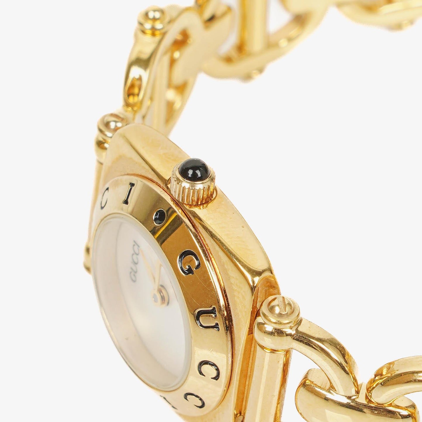 Gucci Horsebit 6400L 21 mm Quarzuhr aus Edelstahl