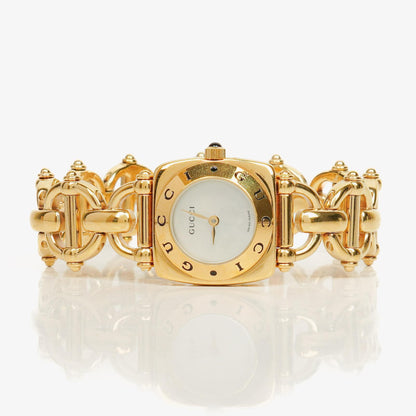 Gucci Horsebit Edelstahl 22mm 6400L Quarzuhr