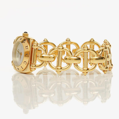 Gucci Horsebit Edelstahl 22mm 6400L Quarzuhr