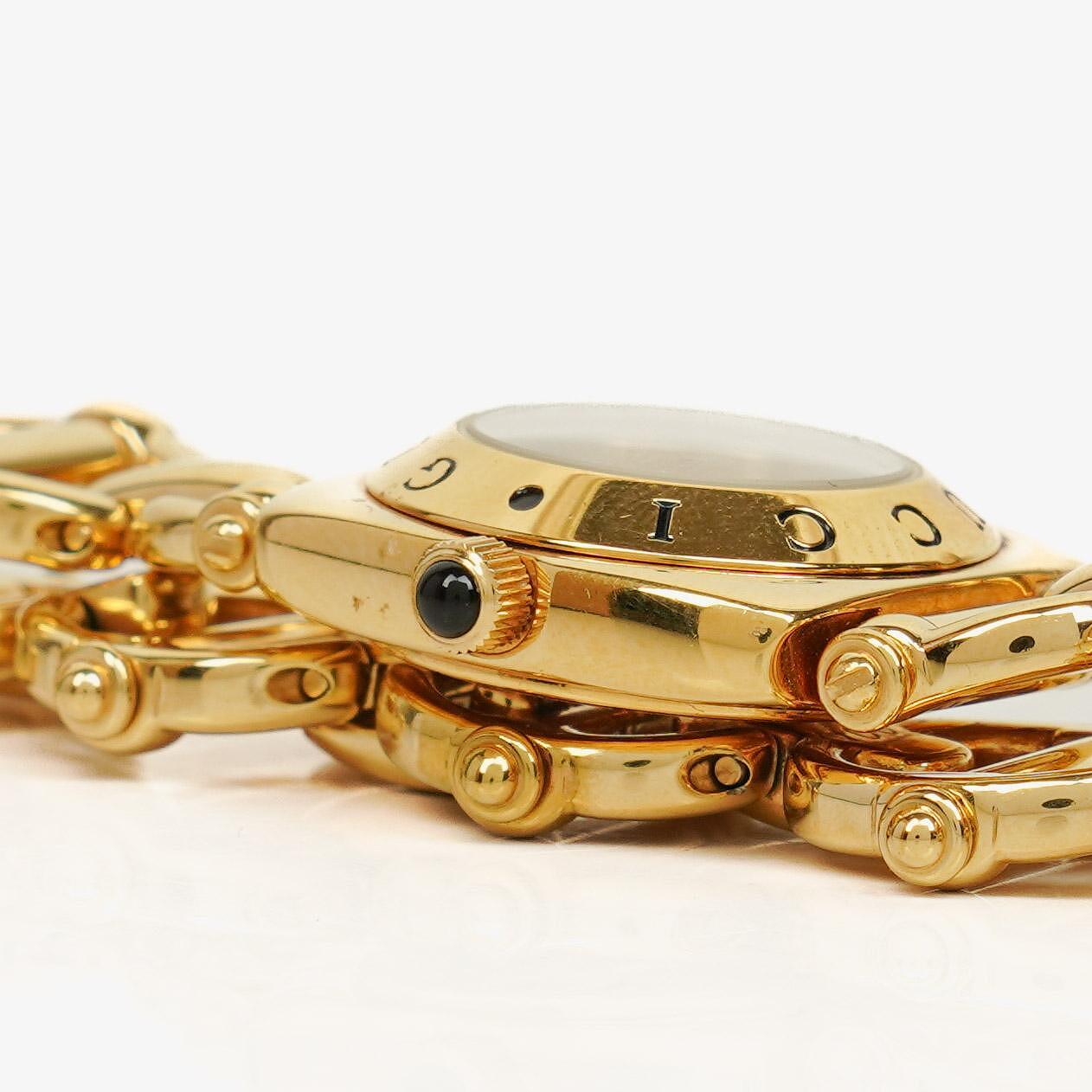 Gucci Horsebit Edelstahl 22mm 6400L Quarzuhr