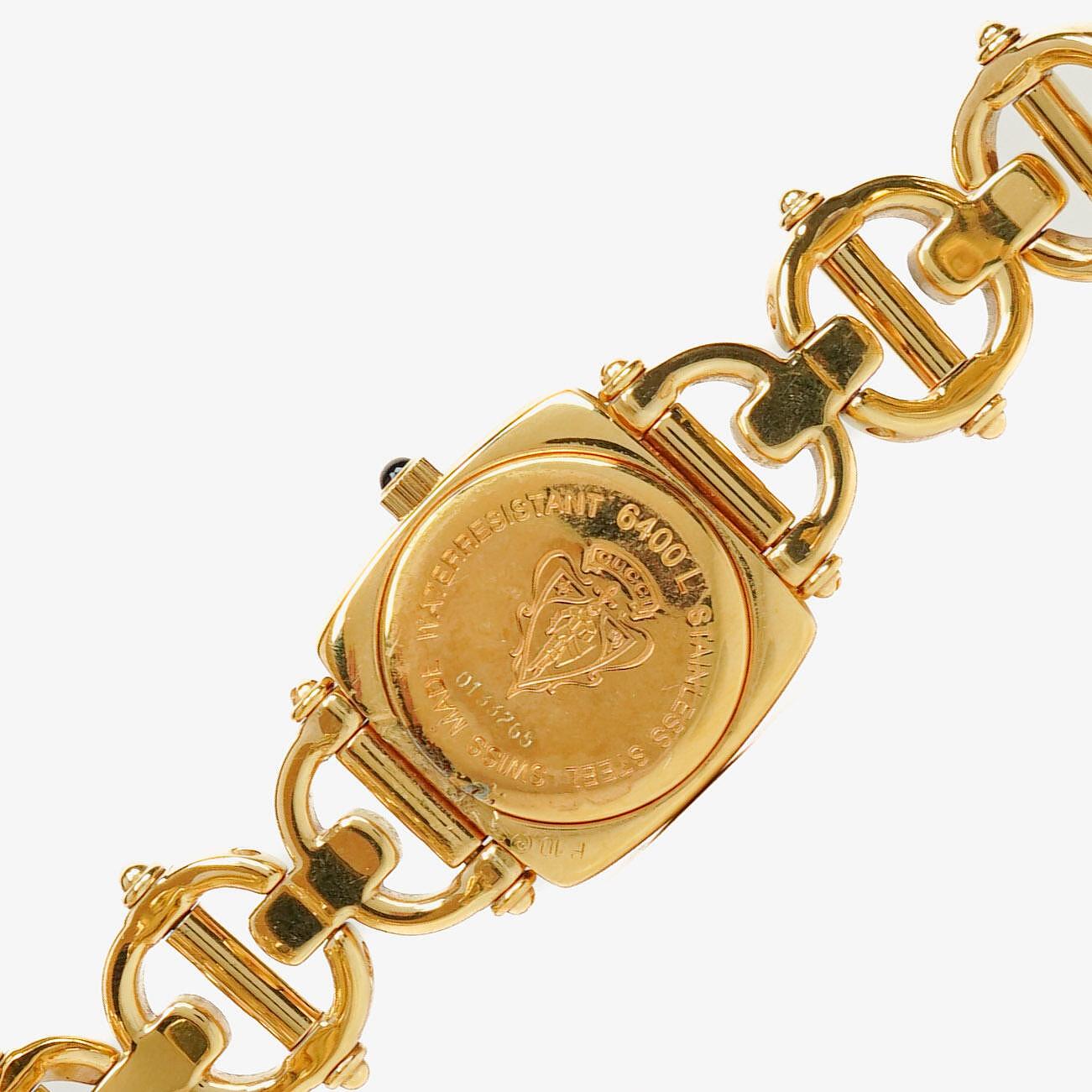 Gucci Horsebit Edelstahl 22mm 6400L Quarzuhr