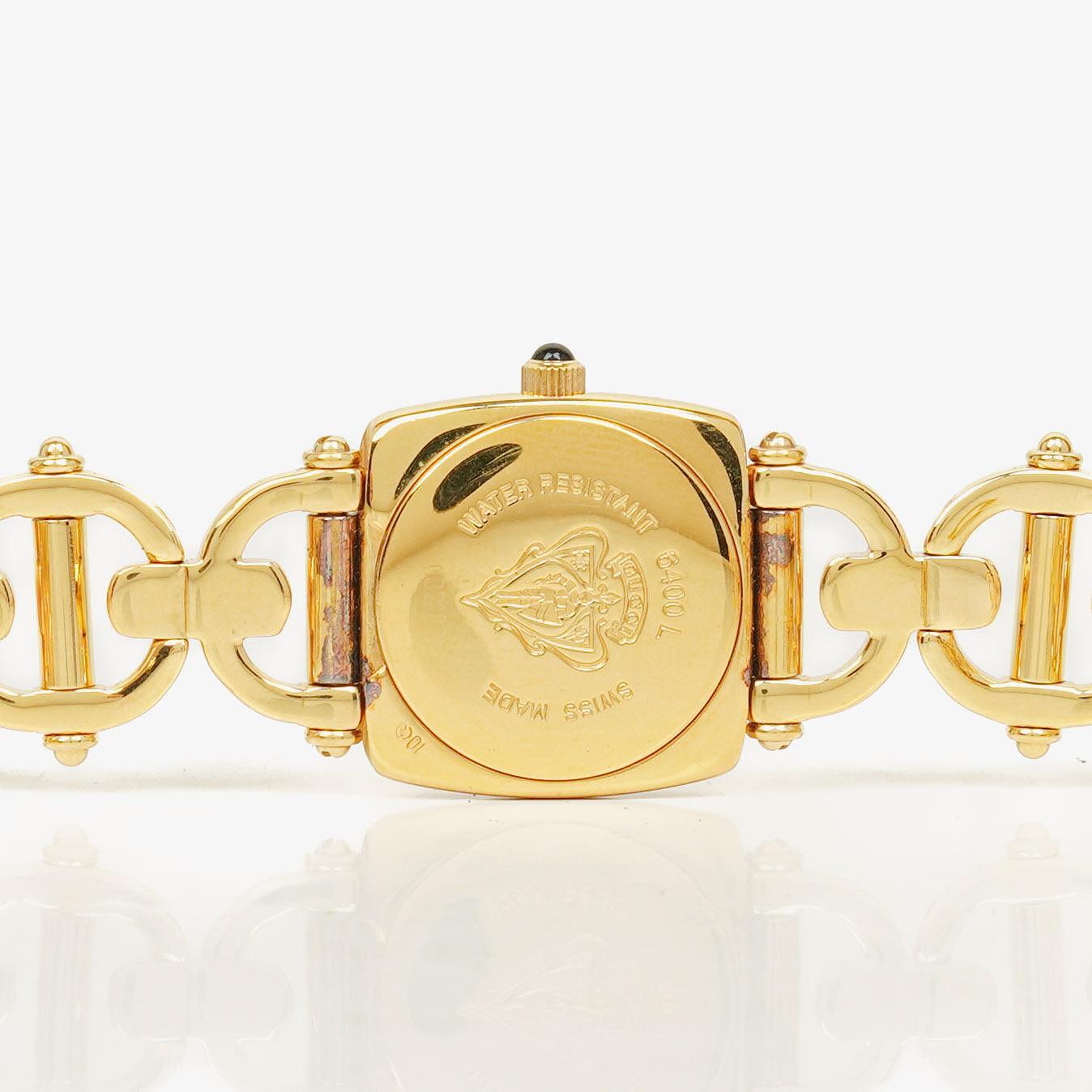 Gucci Horsebit 6400L Quarzuhr aus Edelstahl, 22 mm