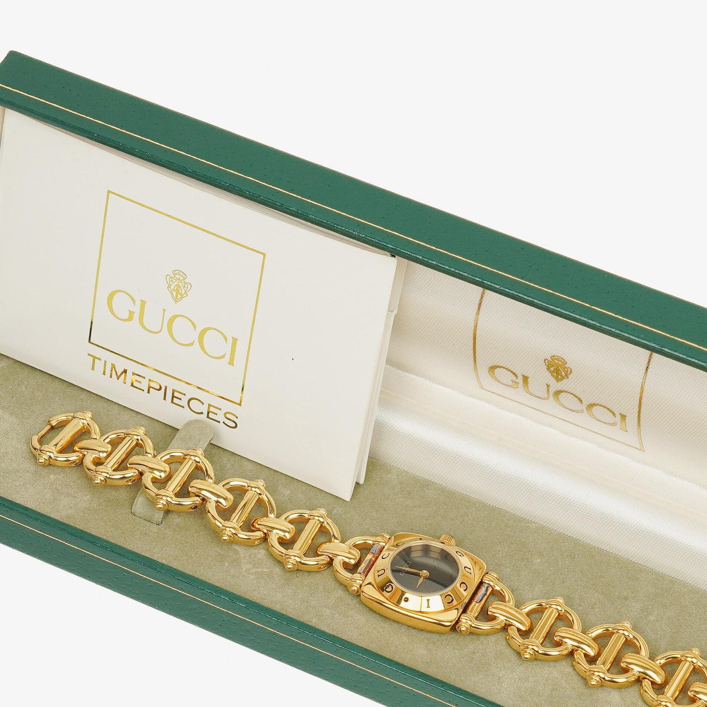 Gucci Horsebit 6400L Quarzuhr aus Edelstahl, 22 mm