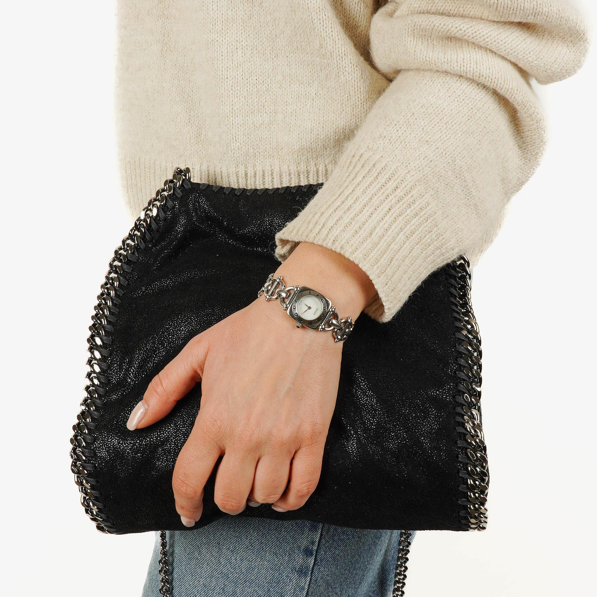 Gucci Horsebit 6400L Quarzuhr aus Edelstahl, 22 mm