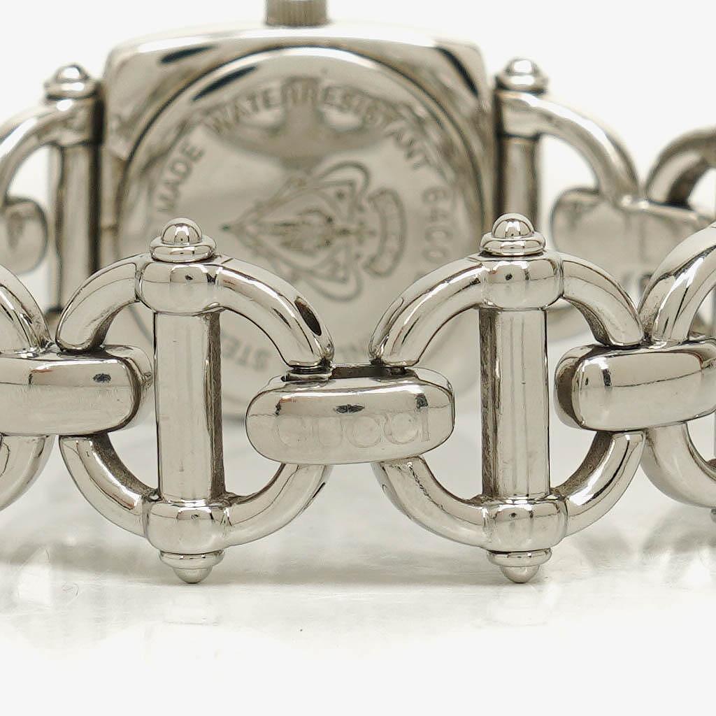 Gucci Horsebit 6400L Quarzuhr aus Edelstahl, 22 mm