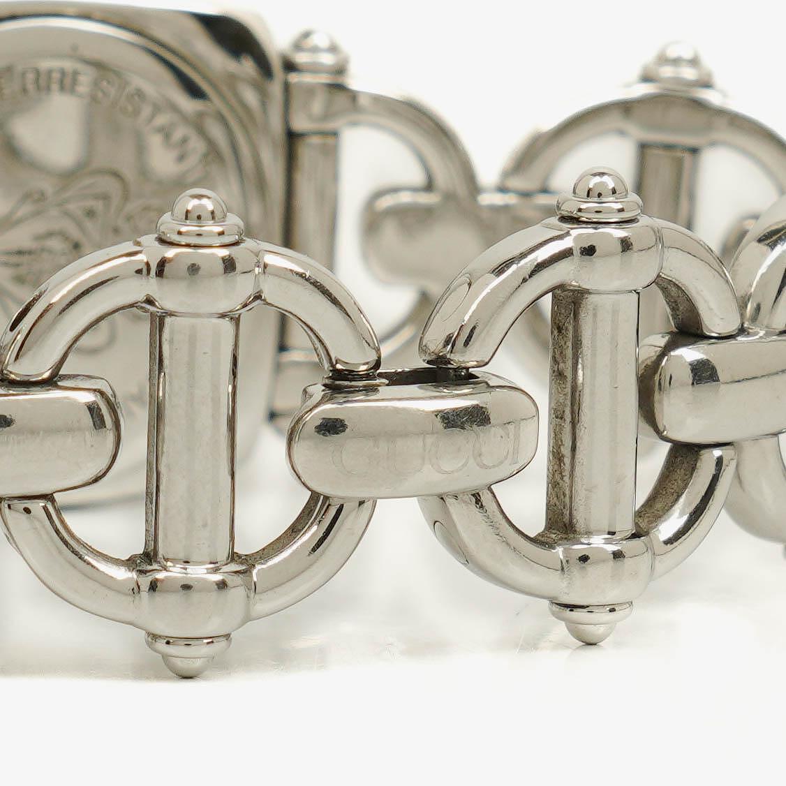 Gucci Horsebit 6400L Quarzuhr aus Edelstahl, 22 mm