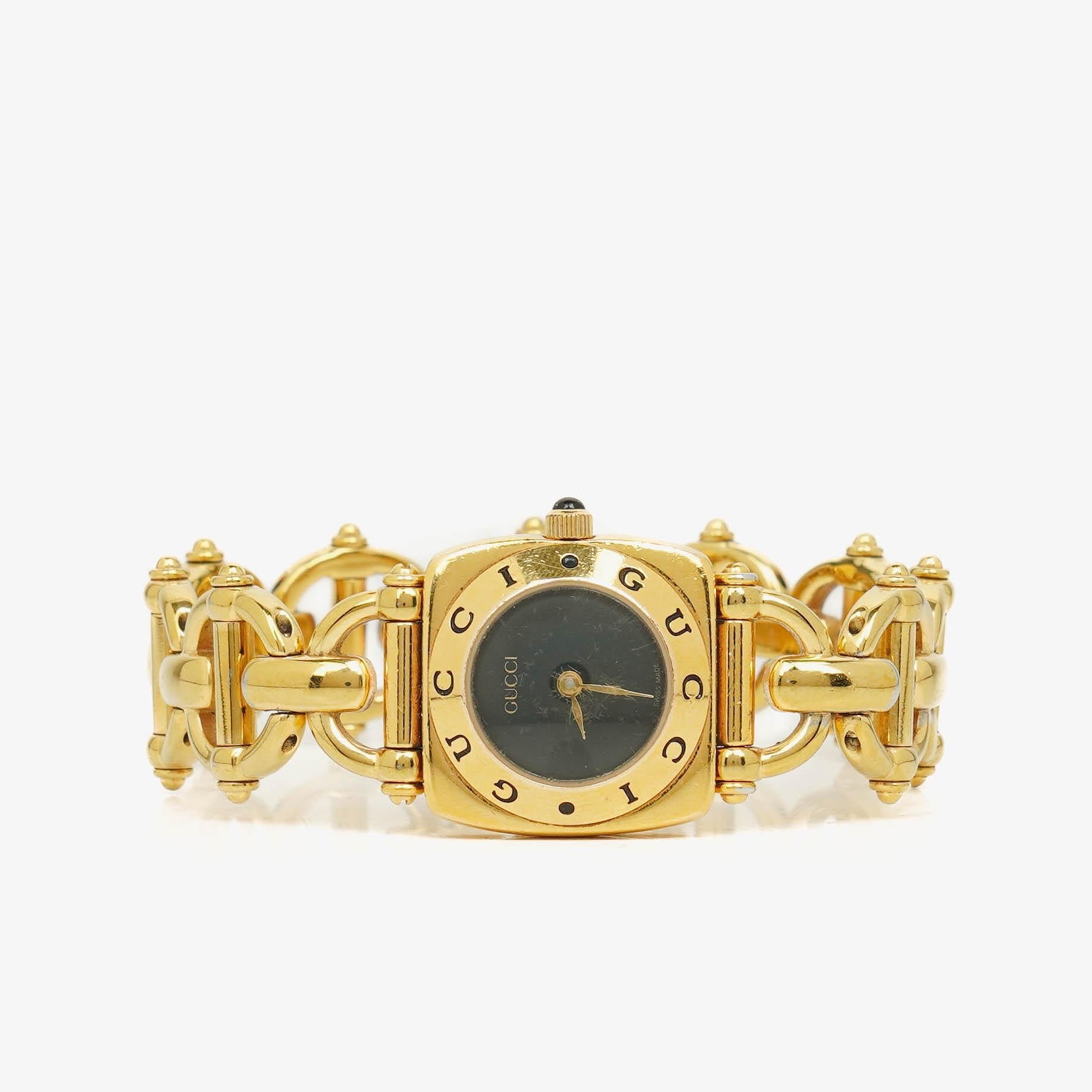 Gucci Horsebit 6400L Quarzuhr aus Edelstahl, 22 mm