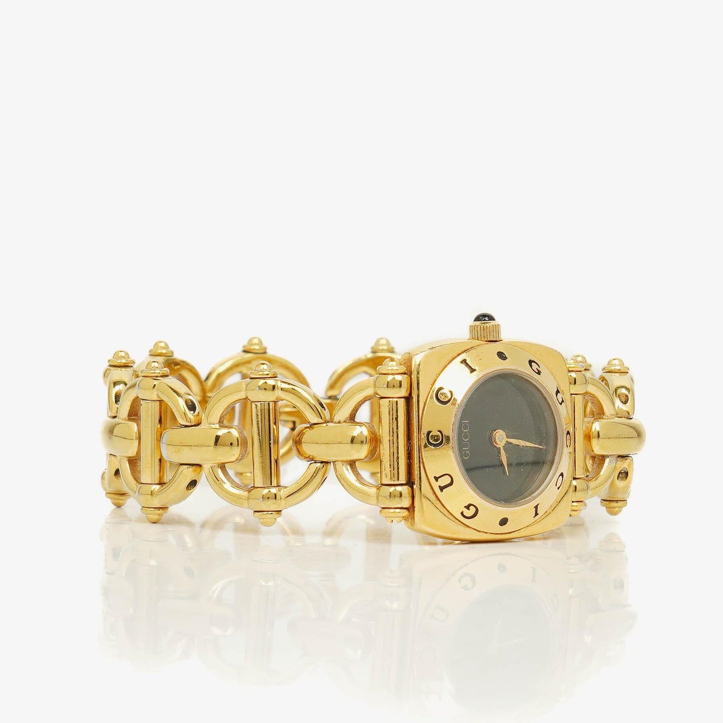 Gucci Horsebit 6400L Quarzuhr aus Edelstahl, 22 mm