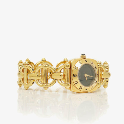 Gucci Horsebit 6400L Quarzuhr aus Edelstahl, 22 mm