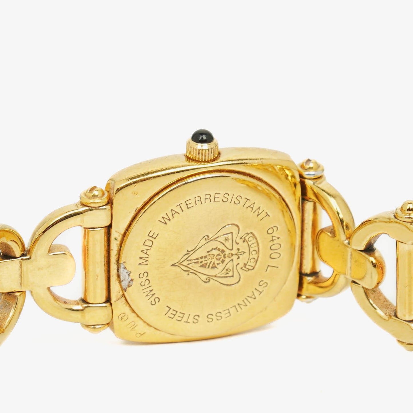 Gucci Horsebit 6400L Quarzuhr aus Edelstahl, 22 mm