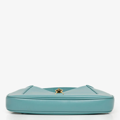 Gucci Jackie 1961 kleine Schultertasche aus hellblauem Leder
