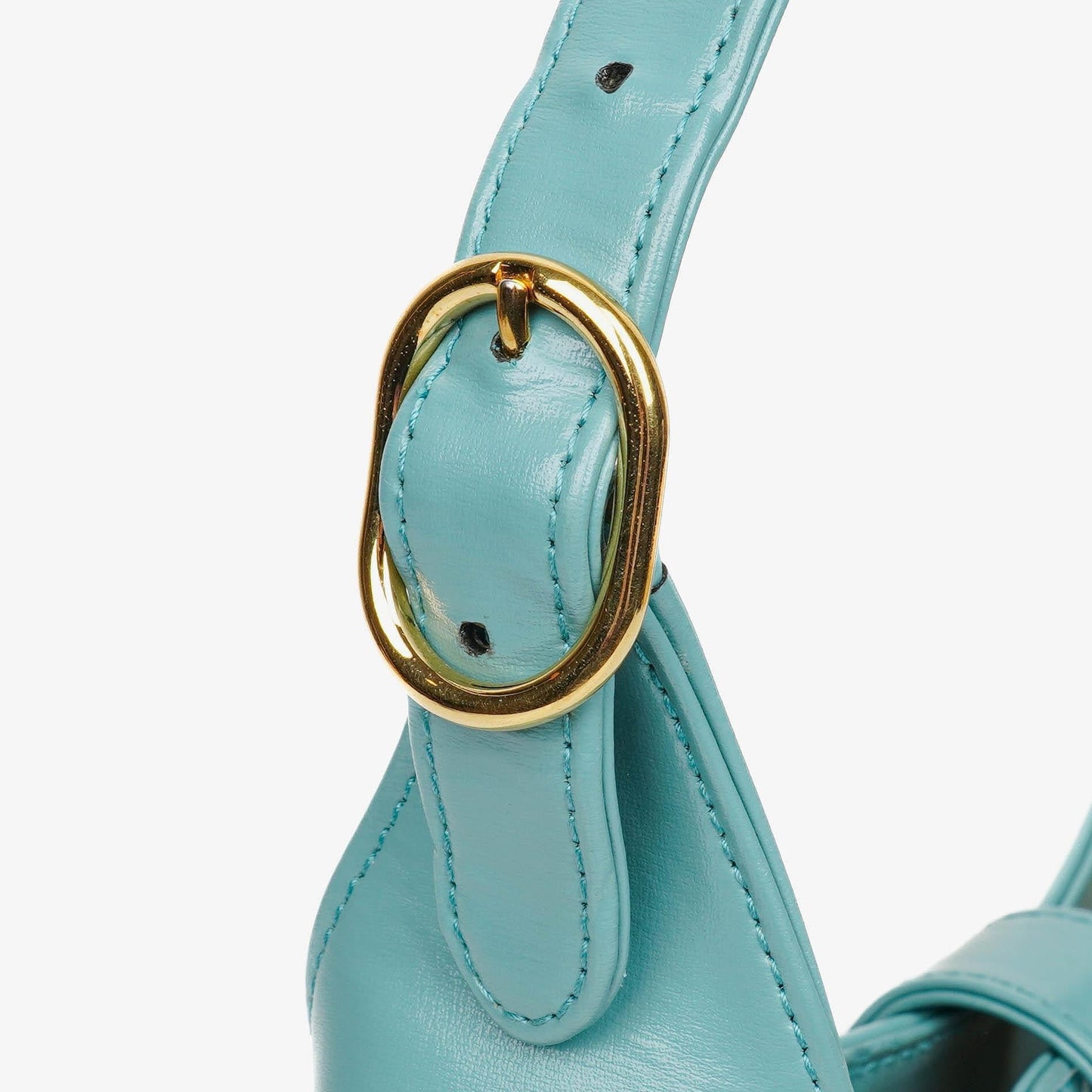 Gucci Jackie 1961 kleine Schultertasche aus hellblauem Leder