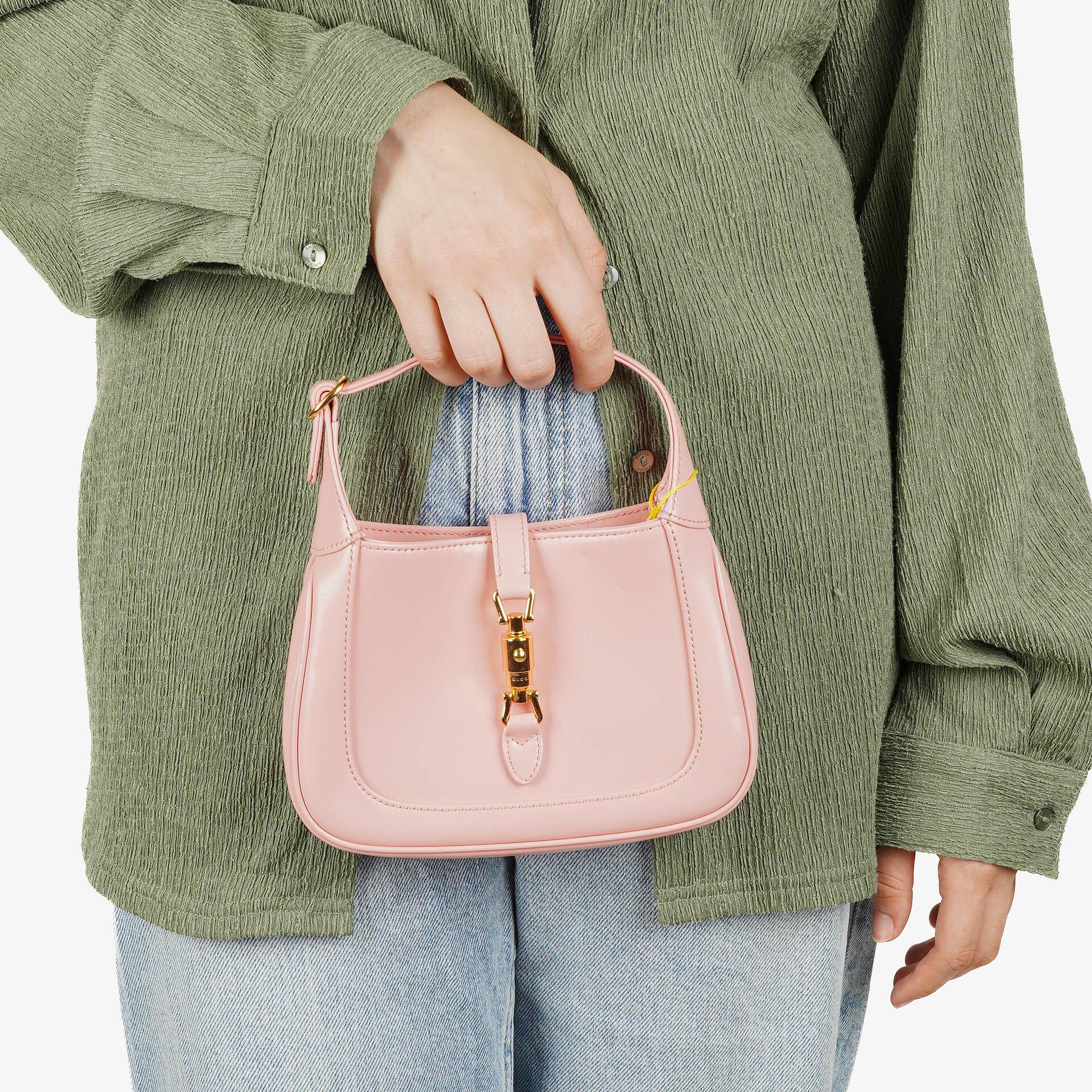 Gucci Jackie 1961 Mini aus rosa Leder