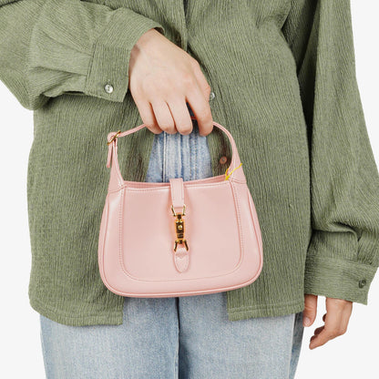 Gucci Jackie 1961 Mini aus rosa Leder