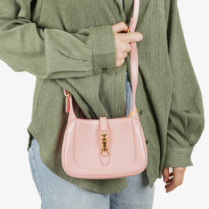Gucci Jackie 1961 Mini aus rosa Leder