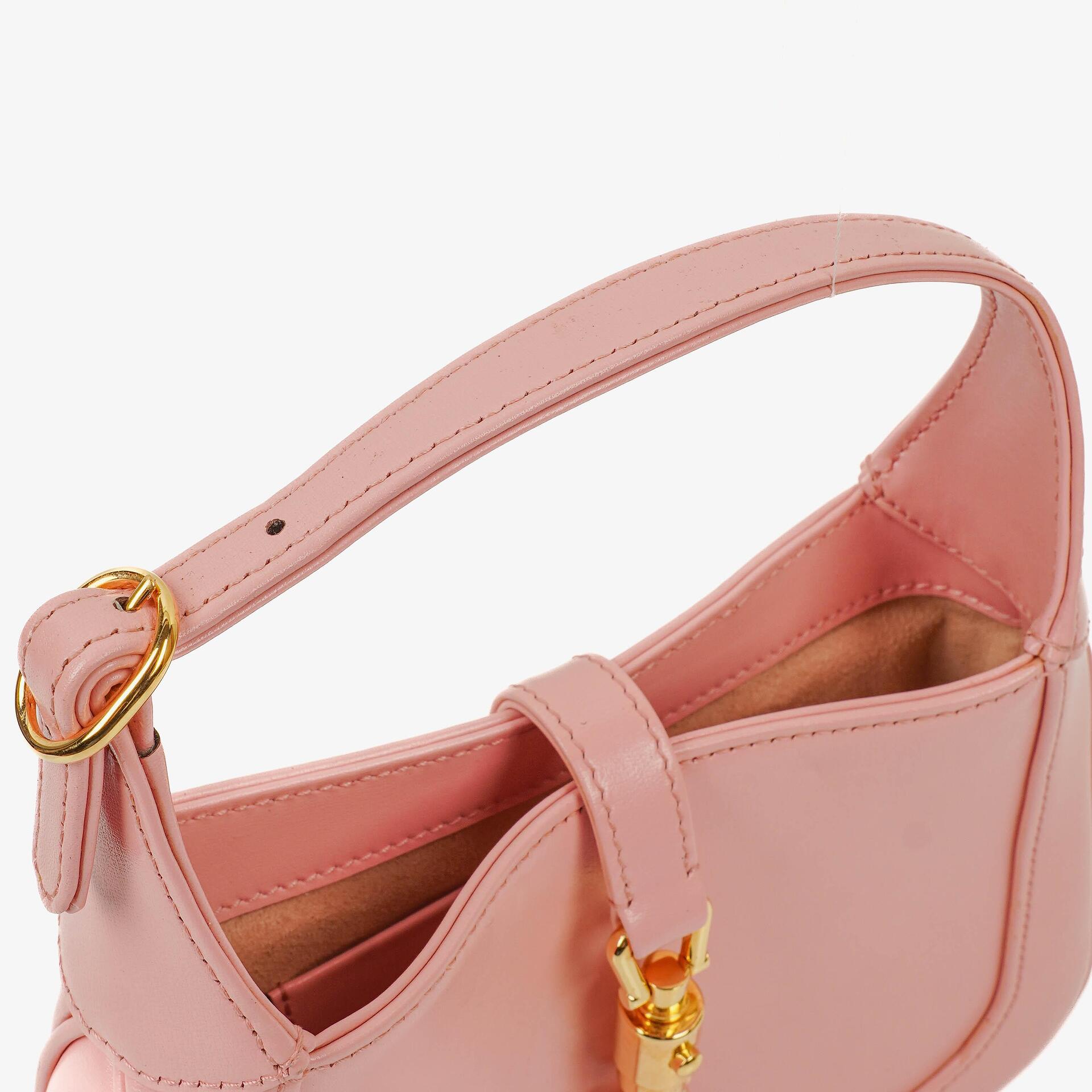 Gucci Jackie 1961 Mini aus rosa Leder